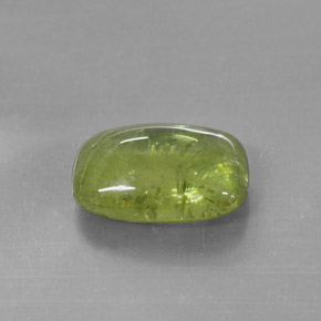 Esfena verde natural 6,15ct, transparente, transparente/translúcido