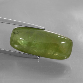 Esfena verde natural 16,14ct, transparente, transparente/translúcido