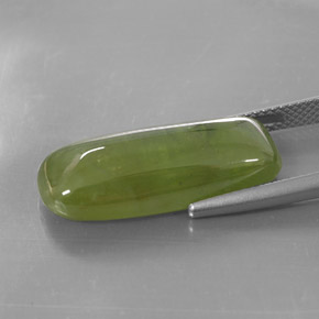 Esfena verde natural 16,14ct, transparente, transparente/translúcido