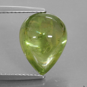 Esfena verde natural 7,93ct, transparente, transparente/translúcido