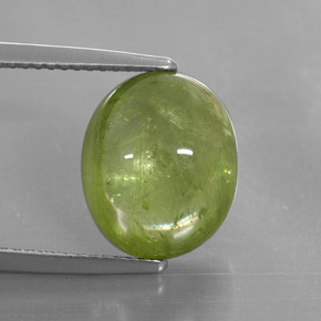 Esfena verde natural 8,07ct, transparente, transparente/translúcido