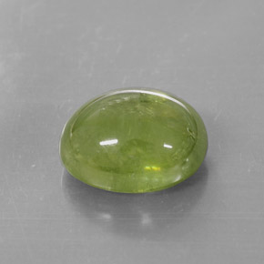 Esfena verde natural 8,07ct, transparente, transparente/translúcido