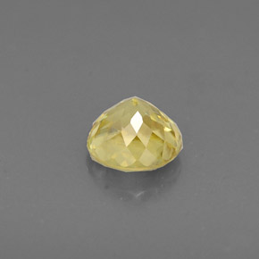 Esfena ouro natural 0,45ct, corte redondo, VVS-VS