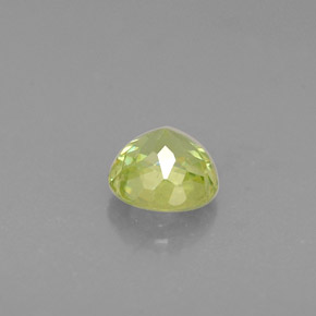 Esfena verde natural 0,36ct, corte redondo, VS