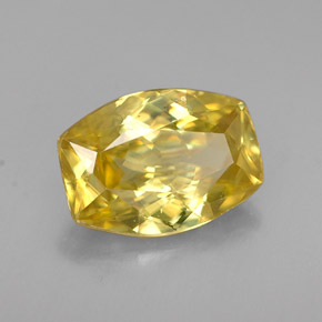 Esfena amarelo natural 1,66ct, forma extravagante, VS-SI