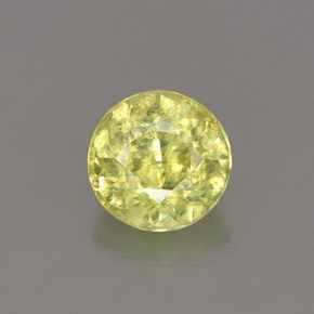 Esfena multicolorido natural 0,76ct, corte redondo, VS