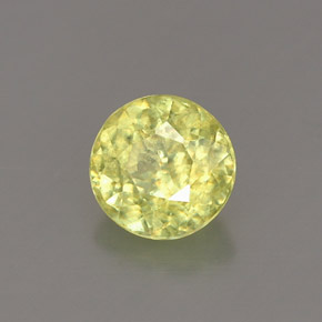 Esfena multicolorido natural 0,76ct, corte redondo, VS