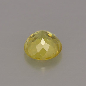 Esfena amarelo natural 0,72ct, corte redondo, VS