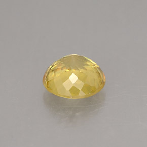 Esfena amarelo natural 0,73ct, corte redondo, VS