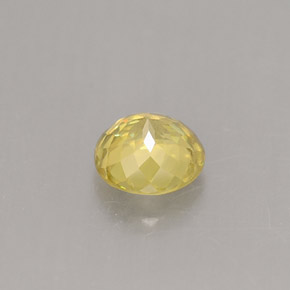 Esfena amarelo natural 0,50ct, corte redondo, VS-SI