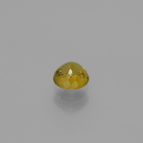 Esfena Amarelo Dourado Natural 0.51ct, Corte Redondo, VS