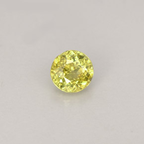 Esfena multicolorido natural 0,39ct, corte redondo, VS