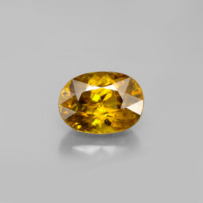 Esfena Multicolorido Natural 1.74ct, Corte Oval, VS