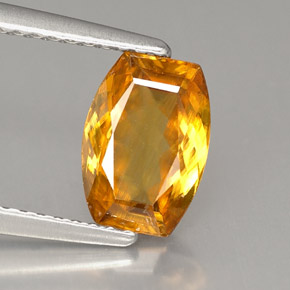 Esfena laranja natural 1,49ct, forma extravagante, VS