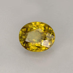 Esfena Multicolorido Natural 1.21ct, Corte Oval, VVS-VS