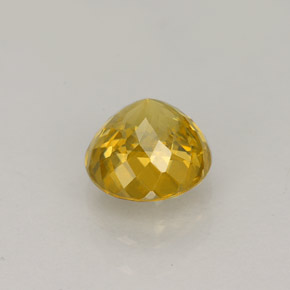 Esfena Amarelo Dourado Natural 1.17ct, Corte Redondo, VS