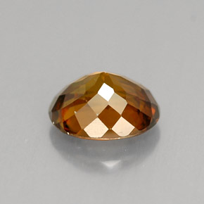 Esfena laranja natural 1,12ct, corte oval, VS