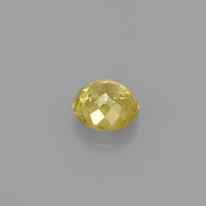 Esfena ouro natural 0,47ct, corte redondo, VS