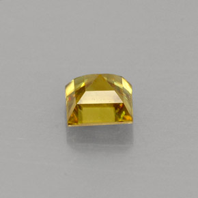 Esfena ouro natural 0,44ct, quadrado, VS