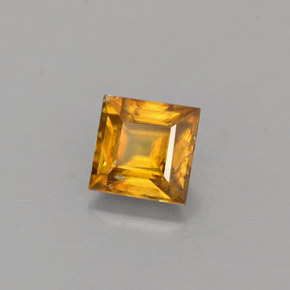 Esfena Dourado Natural 0.42ct, Quadrado, VS