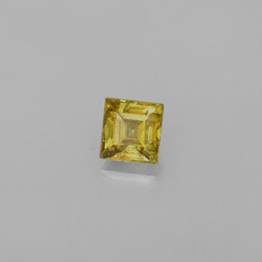 Esfena ouro natural 0,39ct, quadrado, VS-SI