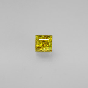 Esfena ouro natural 0,46ct, quadrado, VS