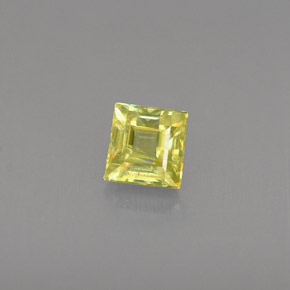 Esfena ouro natural 0,37ct, quadrado, VS-SI