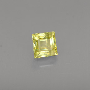 Esfena ouro natural 0,37ct, quadrado, VS-SI