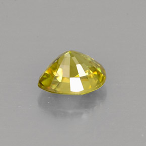 Esfena Dourado Esverdeado Natural 1.00ct, Formato de pêra, VVS-VS