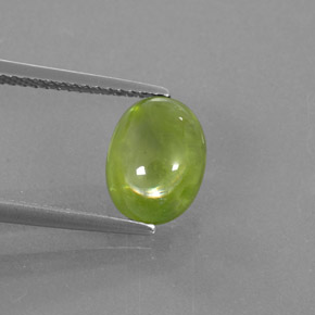 Esfena verde natural 2,93ct, transparente, transparente/translúcido