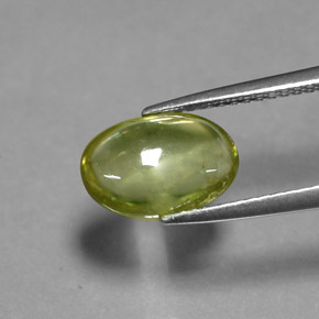 Esfena verde natural 2,07ct, transparente, transparente/translúcido