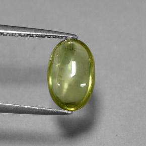 Esfena verde natural 2,07ct, transparente, transparente/translúcido