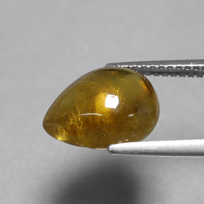 Esfena amarelo natural 4,36ct, transparente, transparente/translúcido