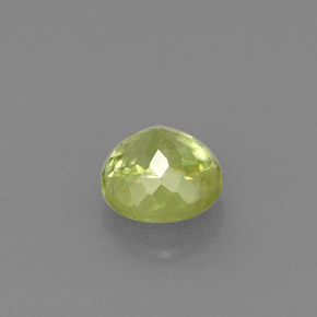 Esfena Verde Natural 0.48ct, Corte Redondo, VS