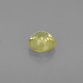 Esfena verde natural 0,48ct, corte redondo, VS