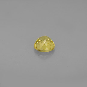 Esfena ouro natural 0,47ct, corte redondo, VVS-VS