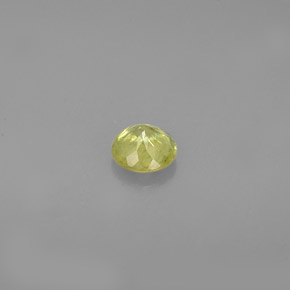 Esfena verde natural 0,36ct, corte redondo, VS-SI
