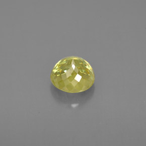 Esfena Verde amarelado Natural 1.04ct, Corte Redondo, VS-SI