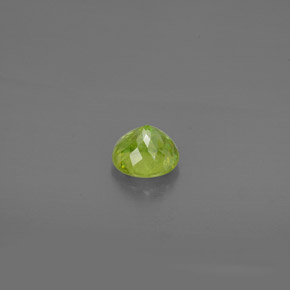 Esfena verde natural 1,45ct, corte redondo, SI