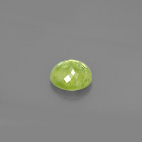 Esfena verde natural 1,65ct, corte redondo, SI