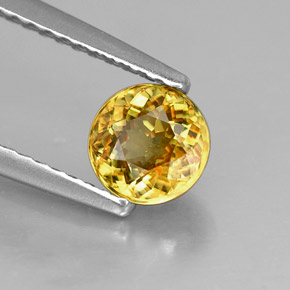 Esfena Multicolorido Natural 0.81ct, Corte Redondo, VS