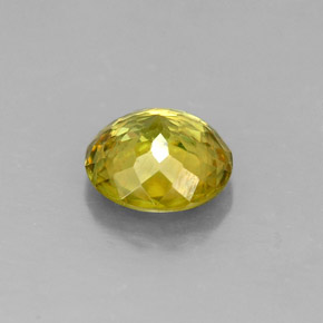 Esfena multicolorido natural 0,86ct, corte redondo, VS