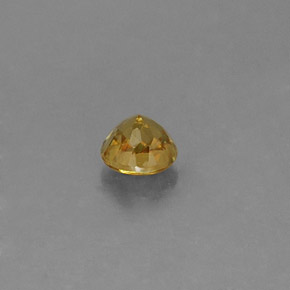 Esfena amarelo natural 0,20ct, corte redondo, VVS-VS