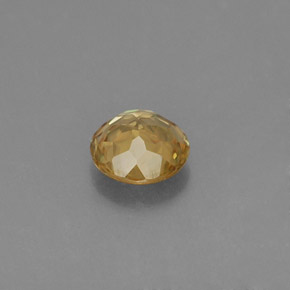 Esfena ouro natural 0,44ct, corte redondo, VVS-VS