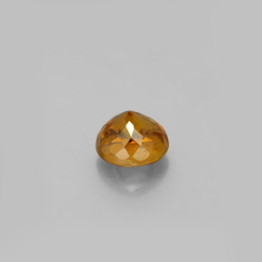Esfena amarelo natural 0,77ct, corte redondo, VS