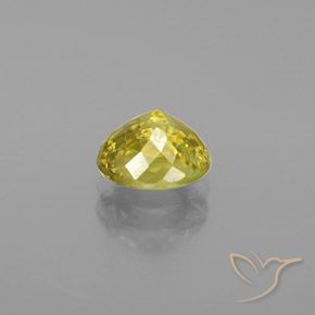 Esfena Amarelo cibernético Natural 1.23ct, oval, SI
