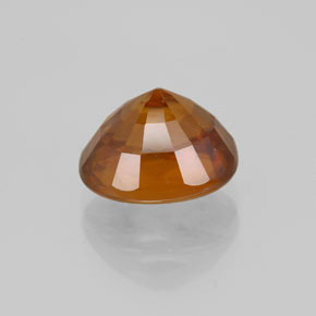 Esfena amarelo natural 4,56ct, corte oval, SI