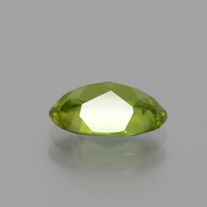 Esfena Verde Dourado Natural 1.65ct, Corte Oval, VS-SI
