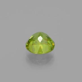 Esfena Verde Dourado Natural 1.84ct, Corte Redondo, SI