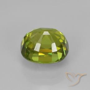 Esfena Verde claro Natural 3.07ct, oval, VS-SI